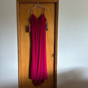 NWT Red dress with leg cut